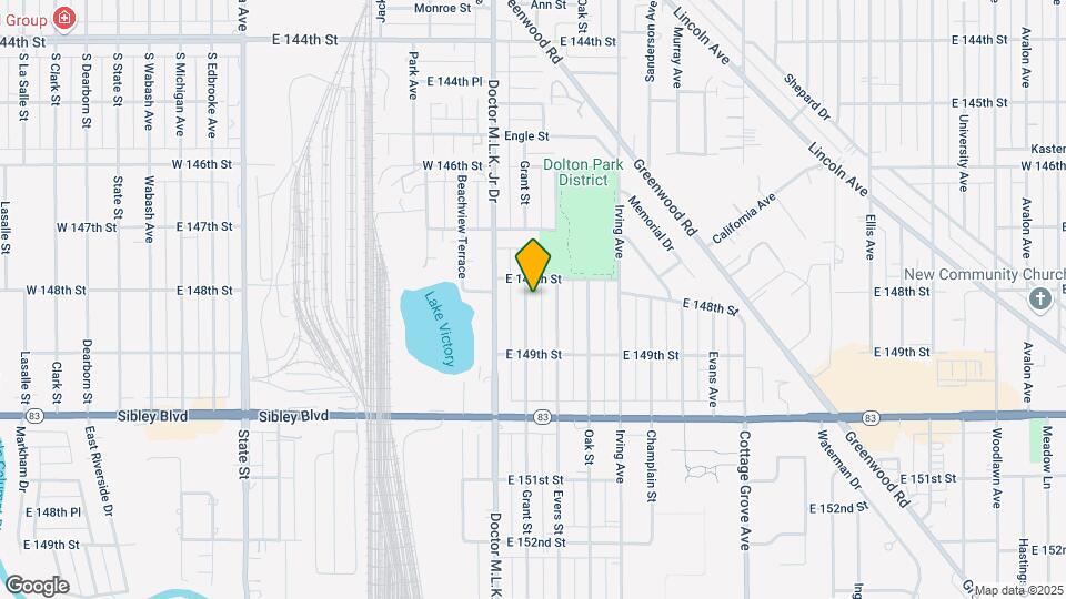 14809 Grant St Map and Location Details