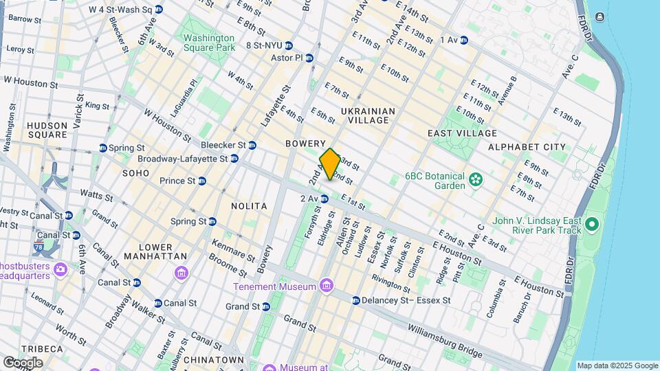 44 E 1st St Map and Location Details