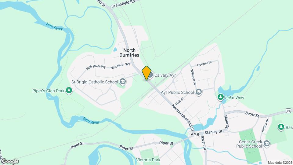 170 Northumberland St Map and Location Details