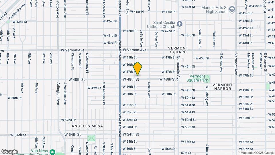 1583 W 48th St Map and Location Details