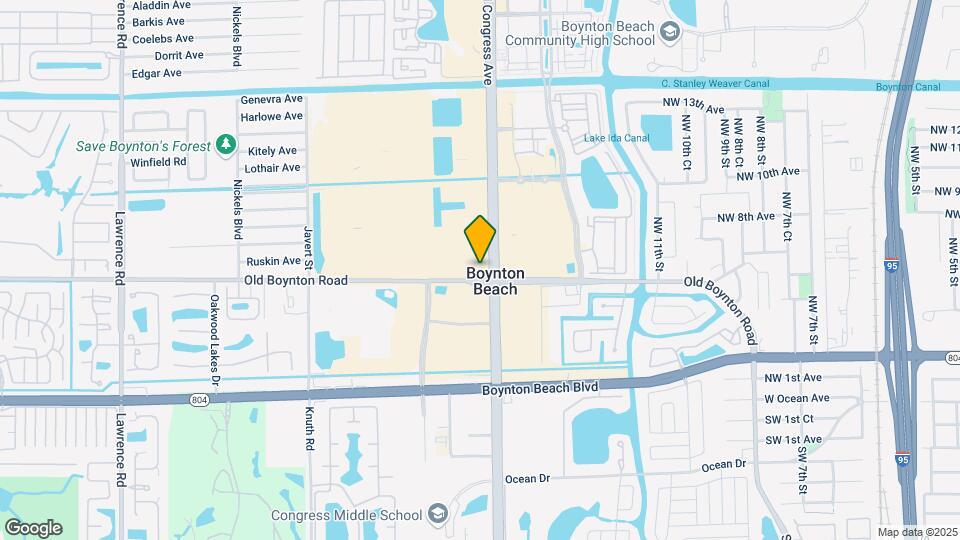 Boynton Beach Townhomes Map and Location Details