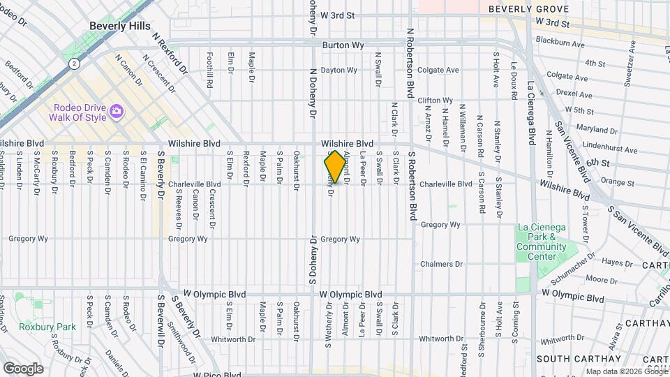 200 S Wetherly Dr Map and Location Details