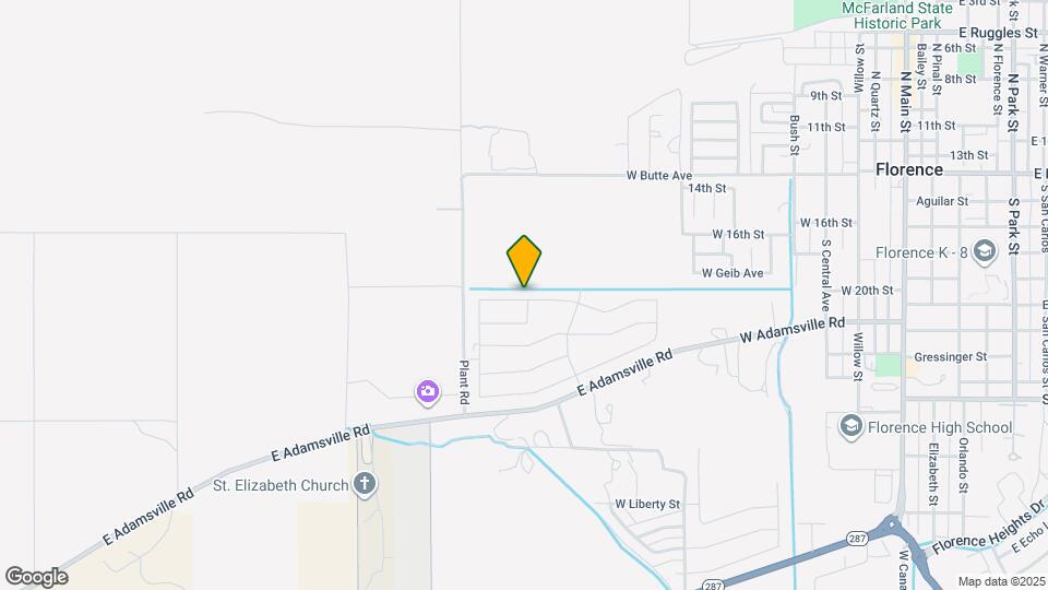 1032 W 20th St Map and Location Details