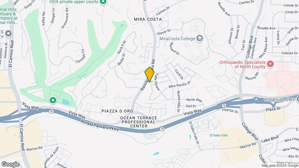 3536 Santa Maria St Map and Location Details