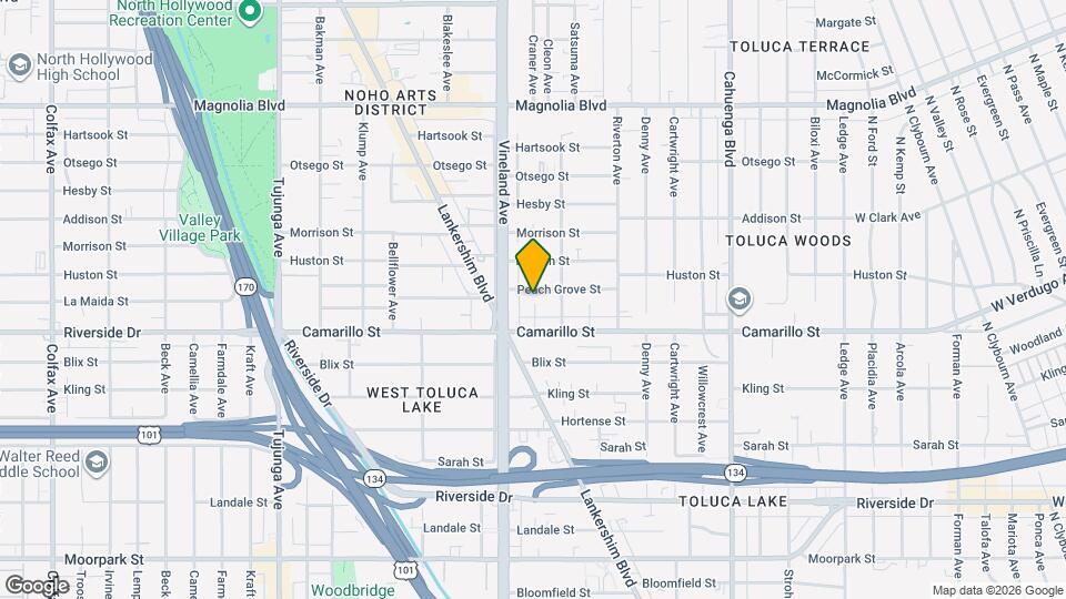 10934 Peach Grove St Map and Location Details