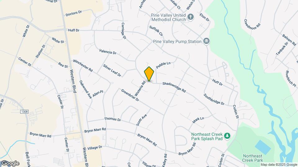 721 Shadowridge Rd Map and Location Details