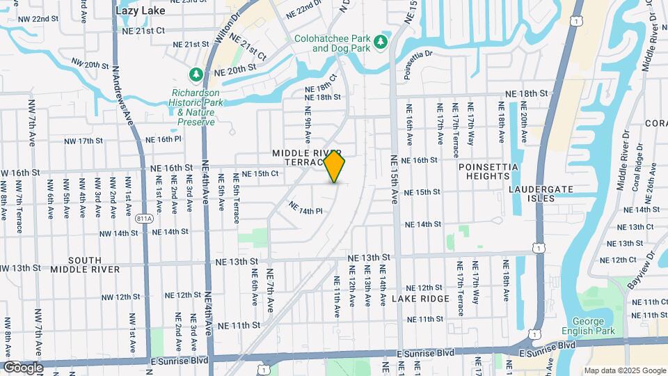 1475 Holly Heights Dr Map and Location Details
