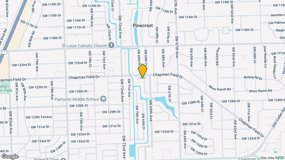 12460 SW 69th Ct Map and Location Details