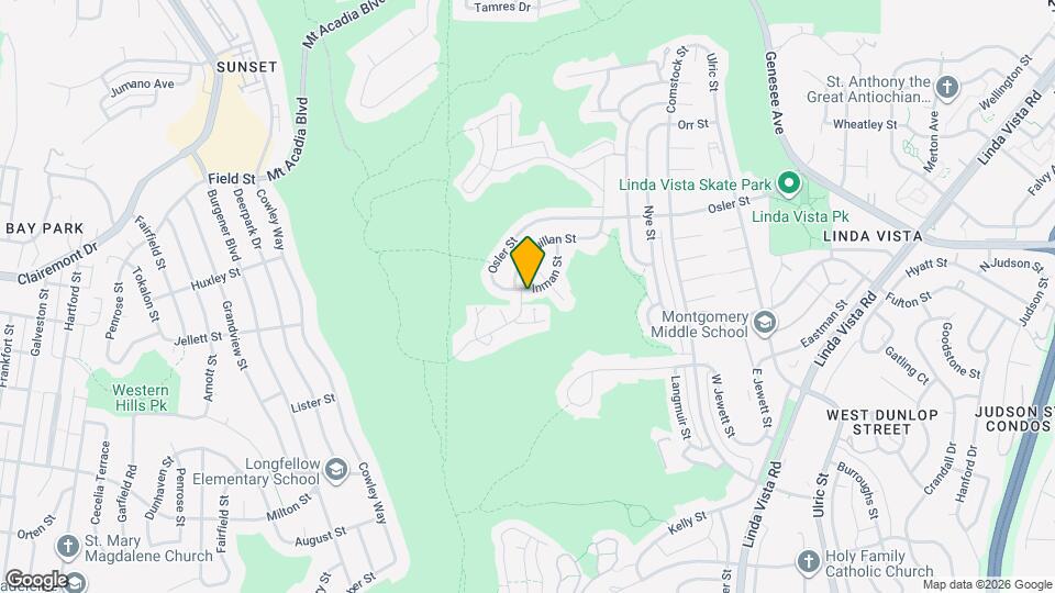 6311 Inman St Map and Location Details