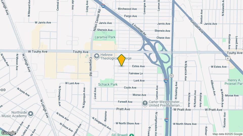 5127 W Estes Ave Map and Location Details