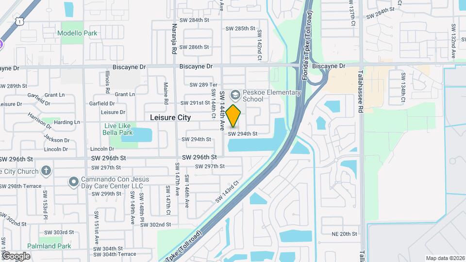 29399 SW 143rd Pl Map and Location Details