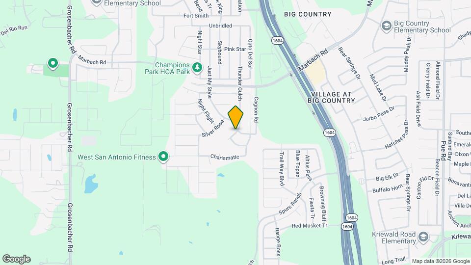 3103 Thunder Gulch Map and Location Details