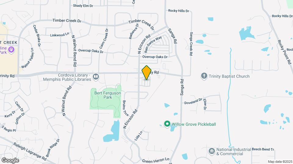 604 S Ashley Glen Cir Map and Location Details