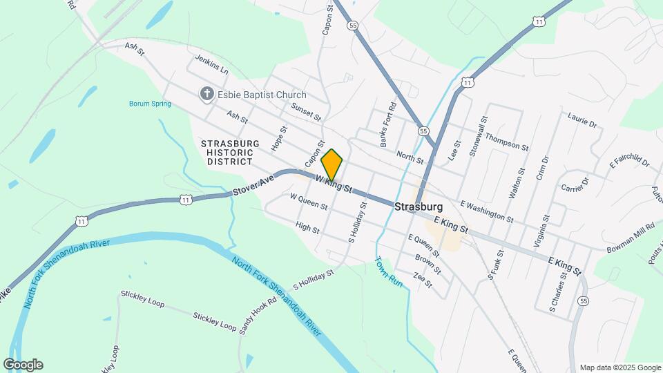 221 W King St, Unit 1 Map and Location Details