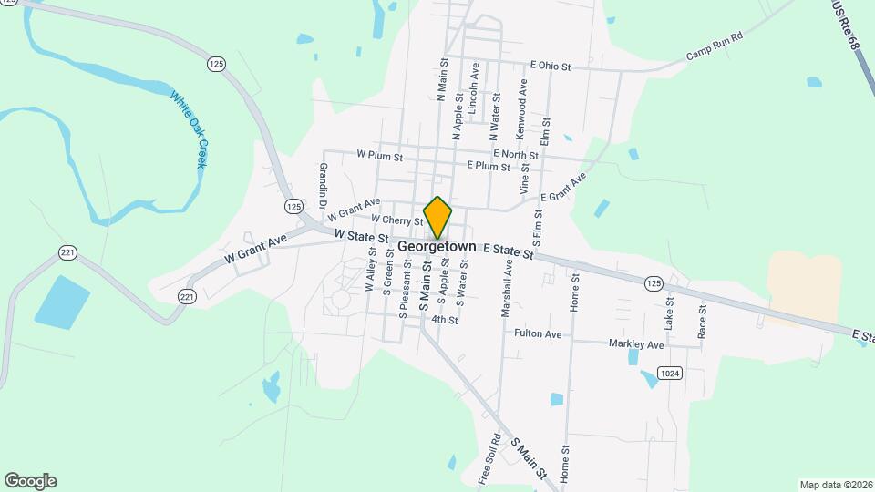 312 1/2 Georgetown Ohio 45121 Map and Location Details