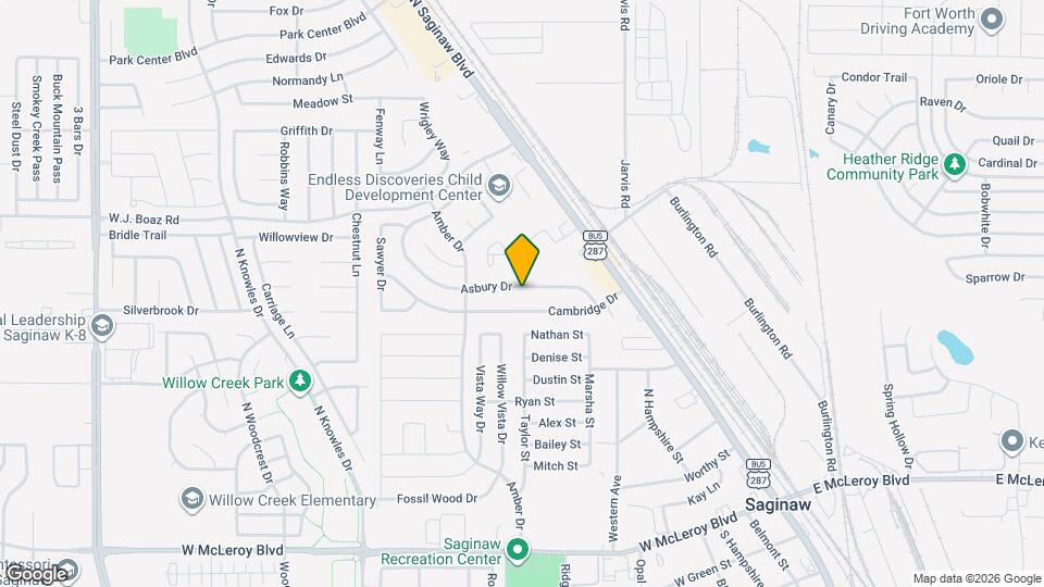 413 Asbury Dr Map and Location Details