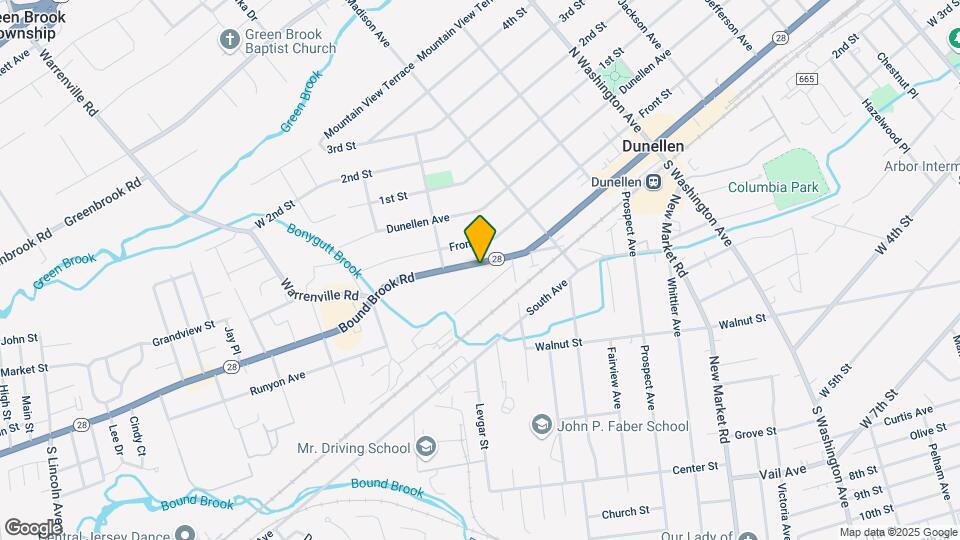 627-633 Bound Brook Rd Mapa y Detalles de la Ubicación