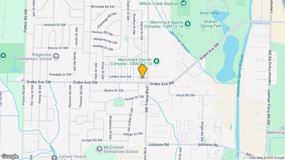3705 Alpine St SW Map and Location Details