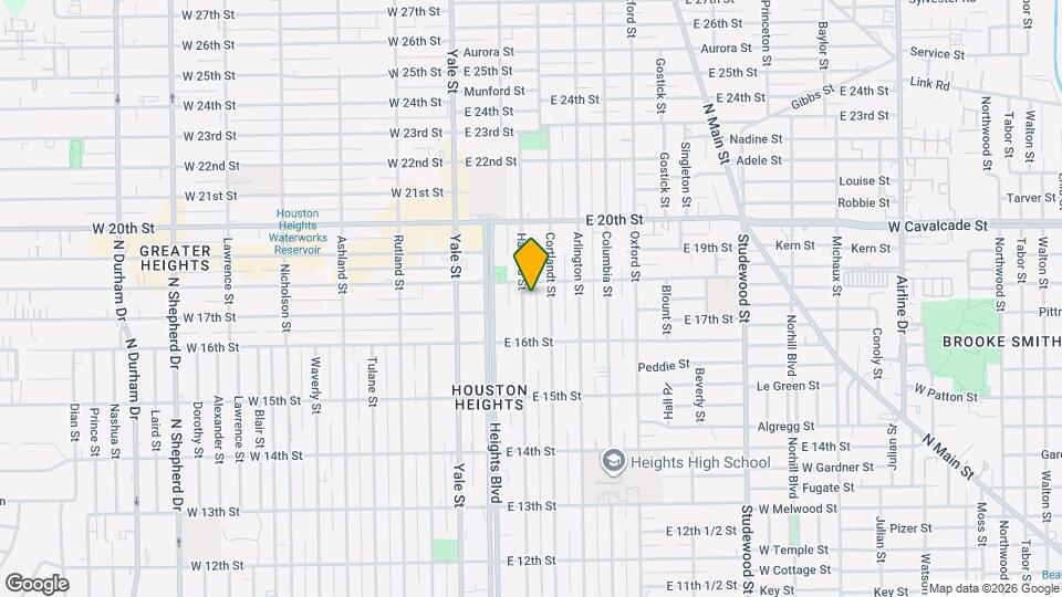 1638 Harvard St Map and Location Details