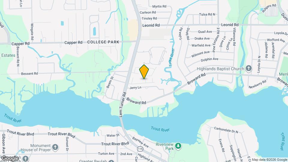 10316 Riverwalk Ct Map and Location Details