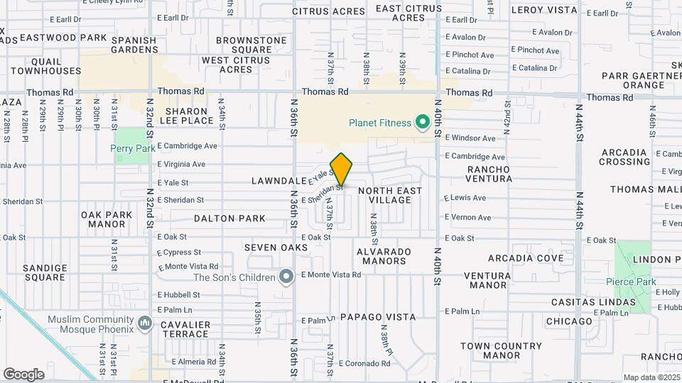 3725 E Sheridan St Mapa y Detalles de la Ubicación