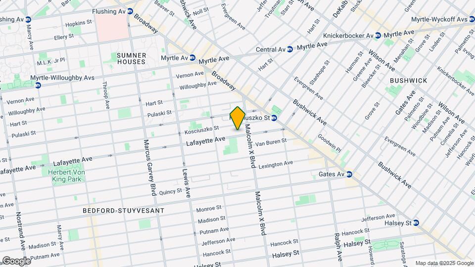 1003 Lafayette Ave Mapa y Detalles de la Ubicación