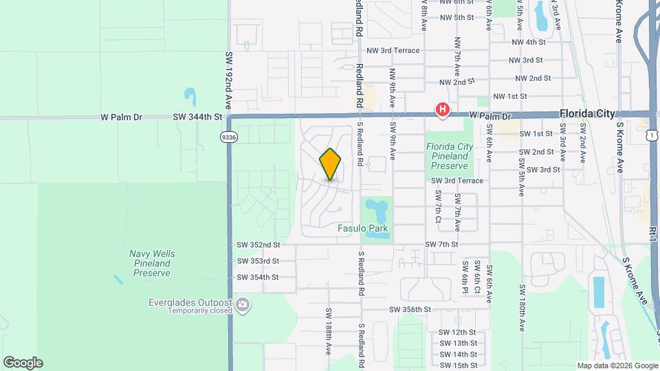 34693 SW 188th Way Map and Location Details