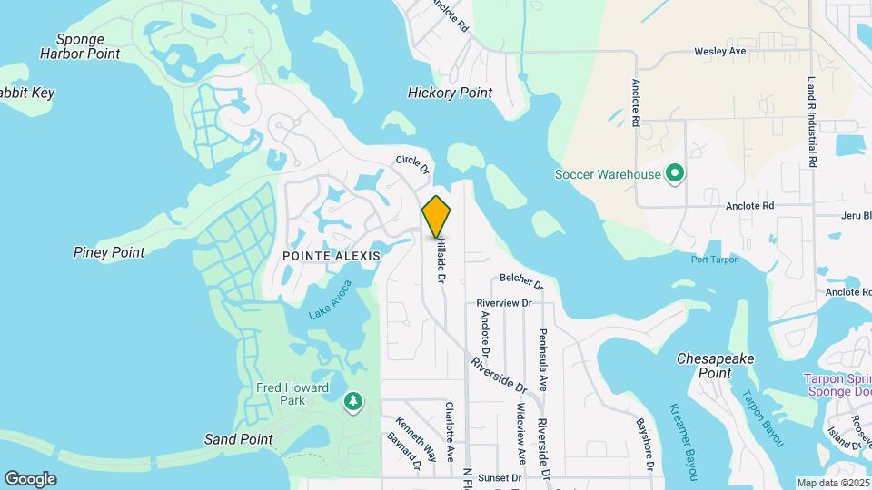 1349 Hillside Dr Map and Location Details