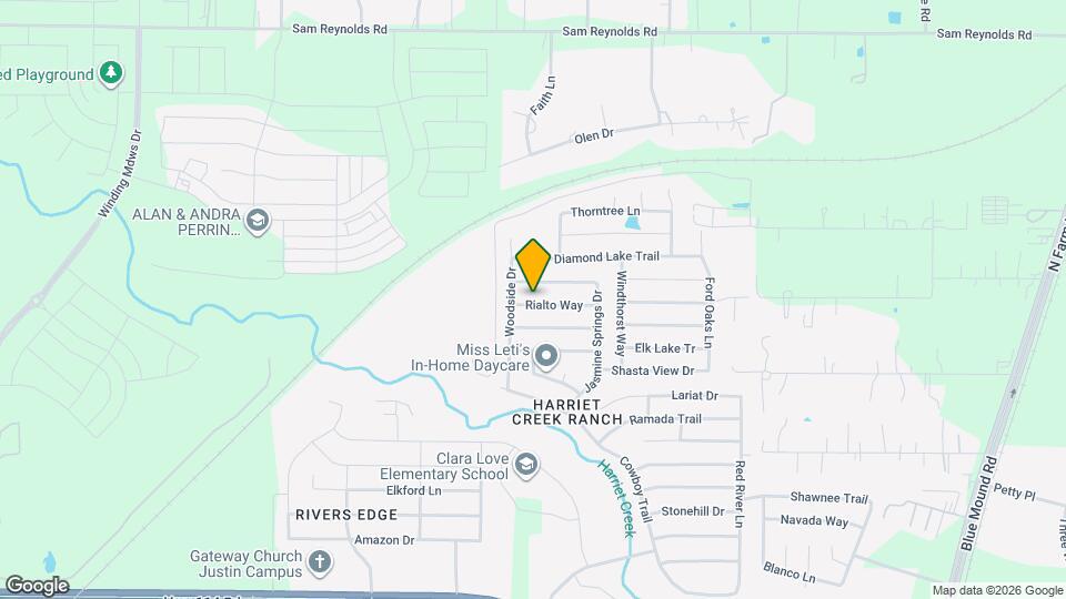 1617 Rialto Way Mapa y Detalles de la Ubicación