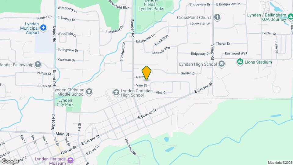 709 Vine St Map and Location Details