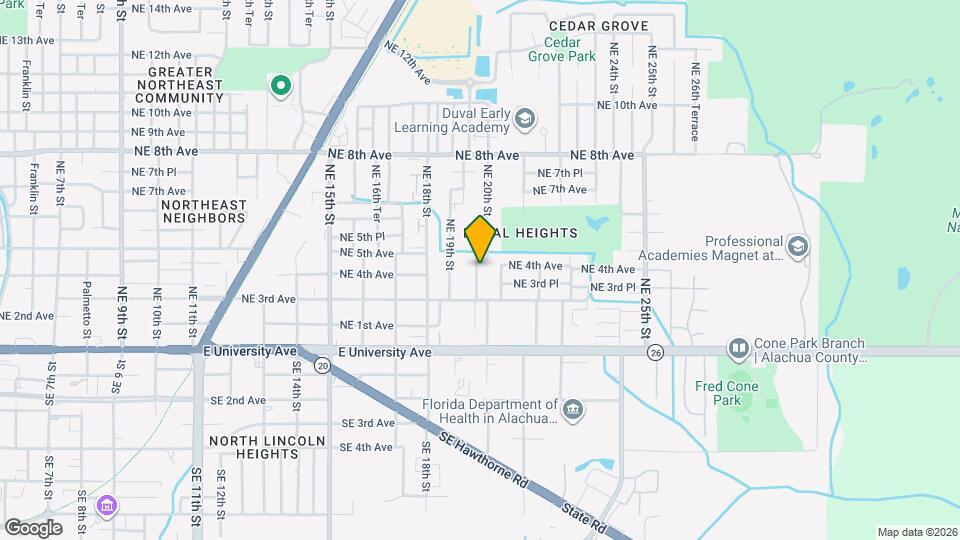 407 NE 19th Dr Map and Location Details