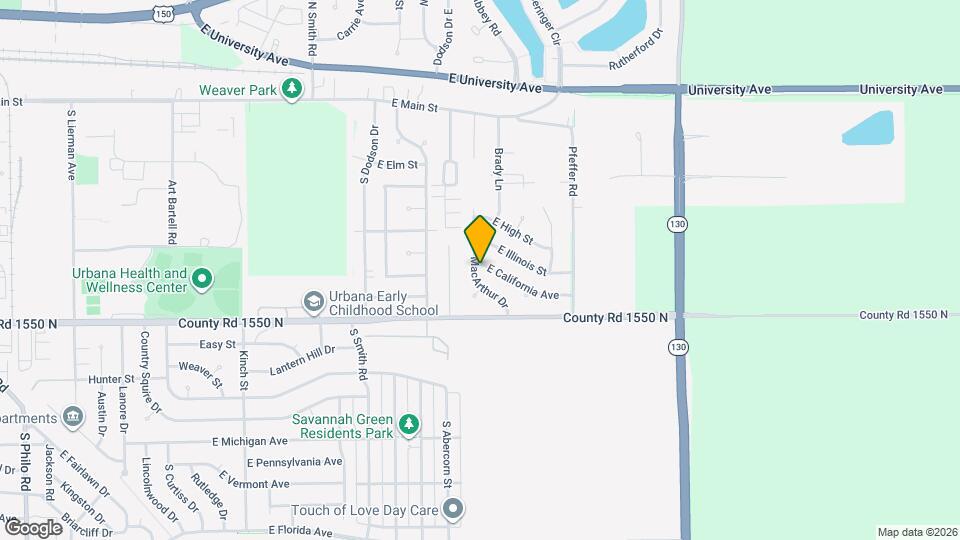 602 MacArthur Dr Map and Location Details