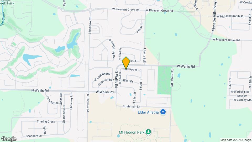 6202 W Sage Dr Map and Location Details