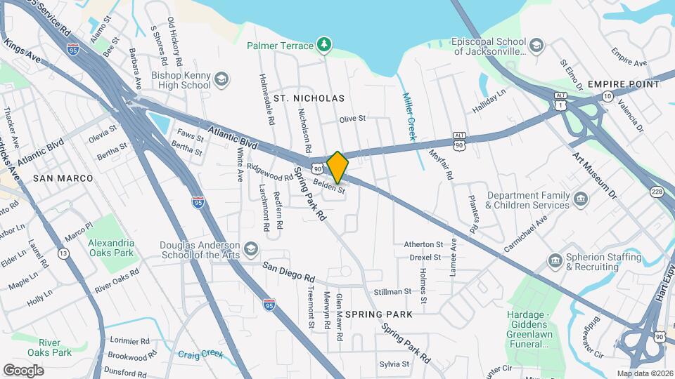 3166-3168 Belden St Map and Location Details