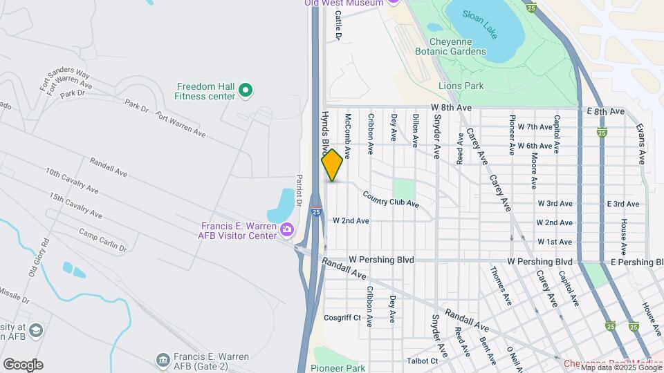 1421 W 4th Ave Map and Location Details