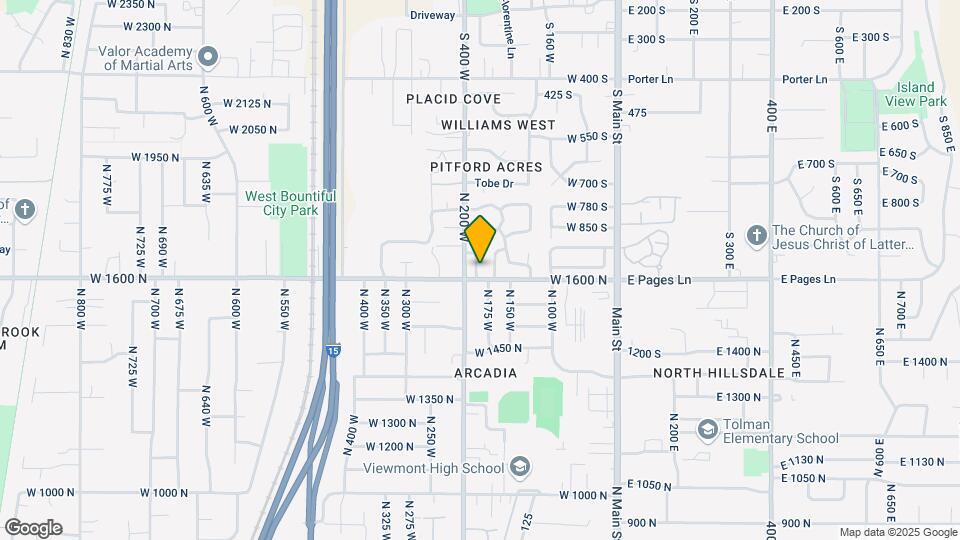 1624 N Aliwood Way W Map and Location Details