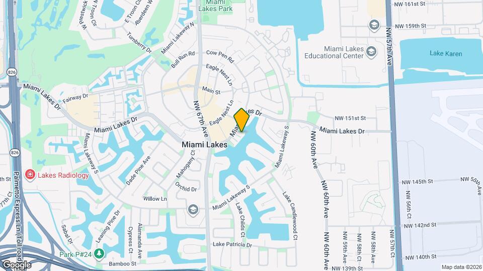 6484 Miami Lakes Dr Map and Location Details