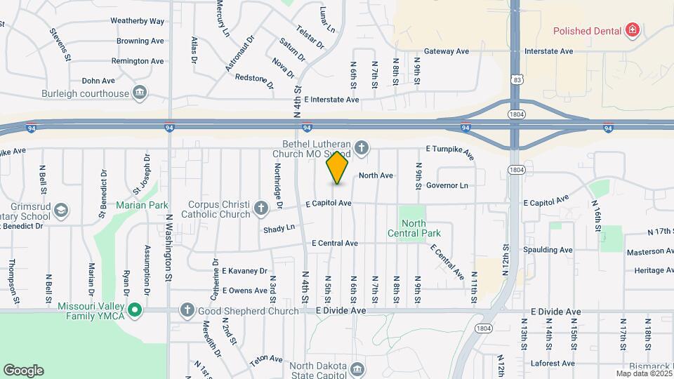 2013 N 5th St Map and Location Details