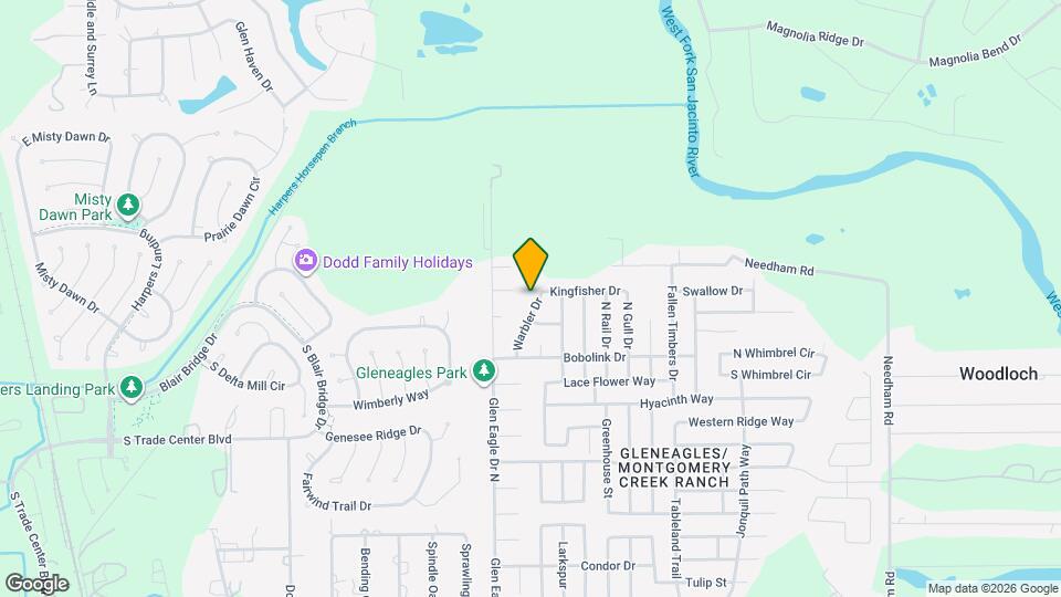 16734 Warbler Dr Mapa y Detalles de la Ubicación