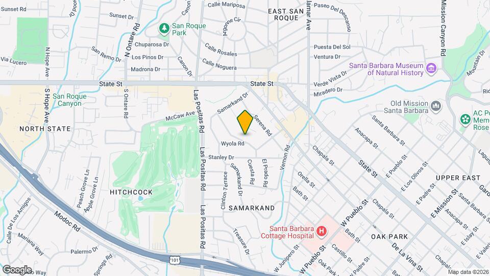 2928 Hermosa Rd Map and Location Details