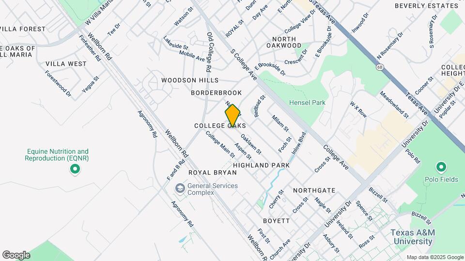 3902 Oaklawn St Map and Location Details