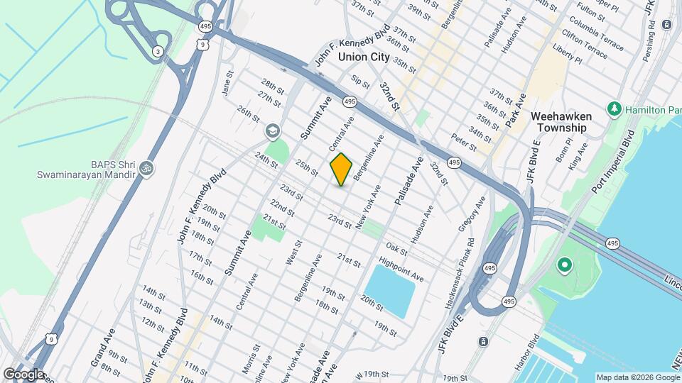 513 25th St Map and Location Details