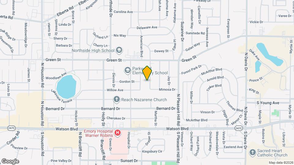 103 Donald Dr Map and Location Details