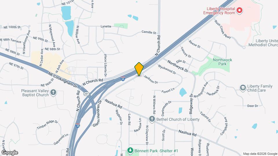 1813 Glenn Hendren Dr Map and Location Details