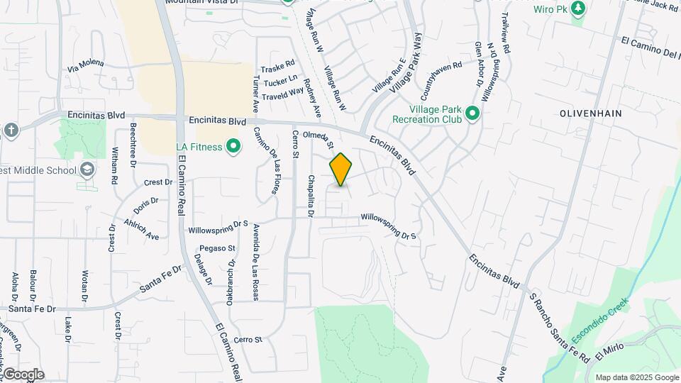 1670 Forestdale Dr Map and Location Details