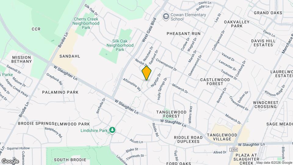 9710 Sugar Hill Dr Map and Location Details