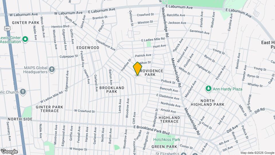 3303 Branch Ave Map and Location Details