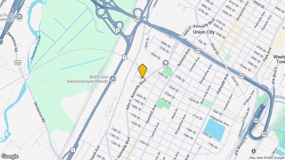 2129 Kennedy Blvd Map and Location Details
