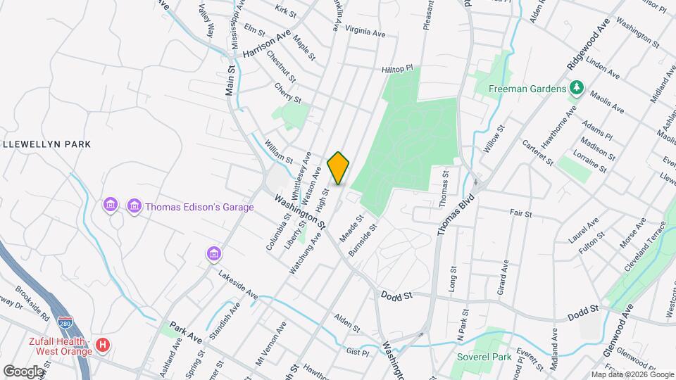 151 Watchung Ave Map and Location Details