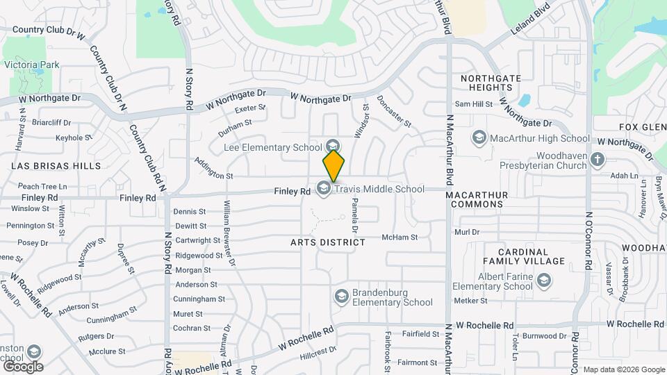 1621 Finley Rd Map and Location Details